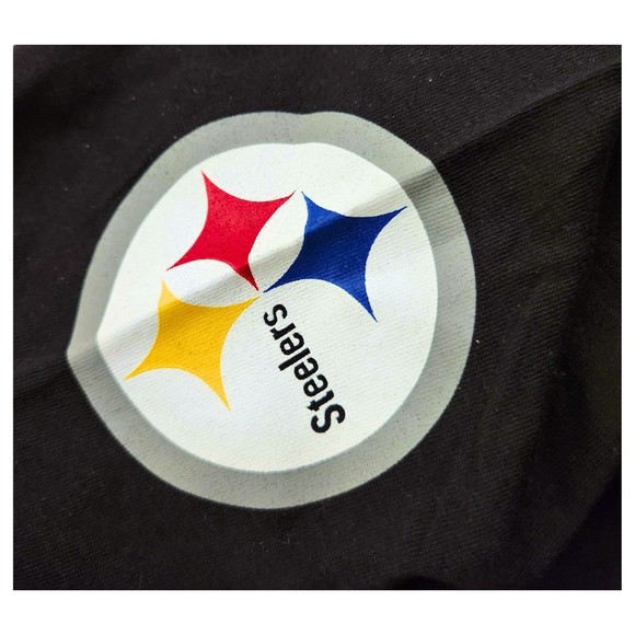 Pittsburgh Steelers '47 Brand NFL Team Striped Tee Shirt Size Large Black NWT - Picture 4 of 10